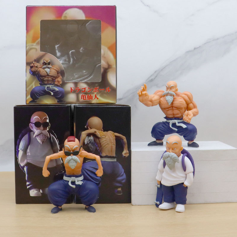 Mô Hình Nhân Vật dragon ball z master roshi kame son goku Bằng pvc 10cm Làm Quà Tặng Cho Bé