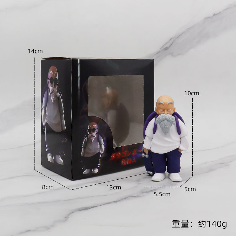 Mô Hình Nhân Vật dragon ball z master roshi kame son goku Bằng pvc 10cm Làm Quà Tặng Cho Bé