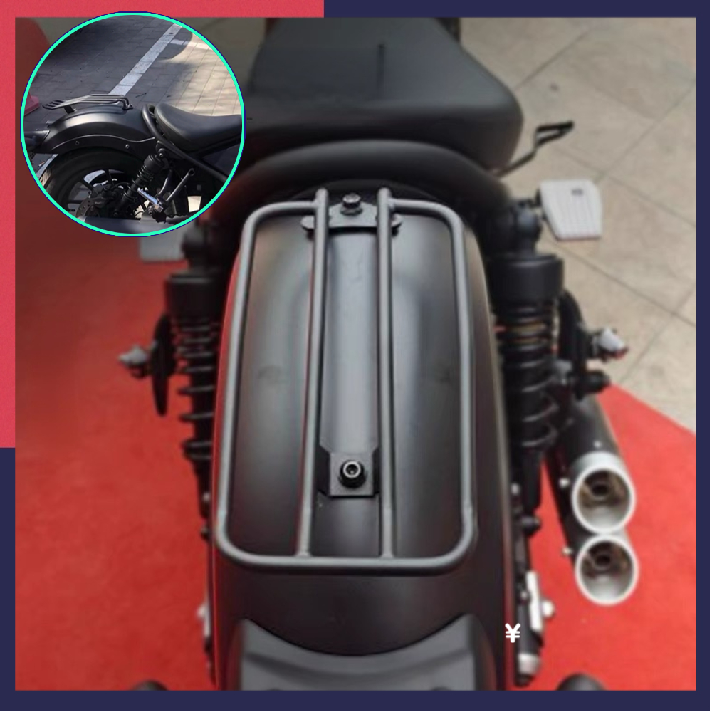 Motorlife Giá treo hành lý phía sau ghế đơn cho Sportsters XL883/1200 X48 2004-16