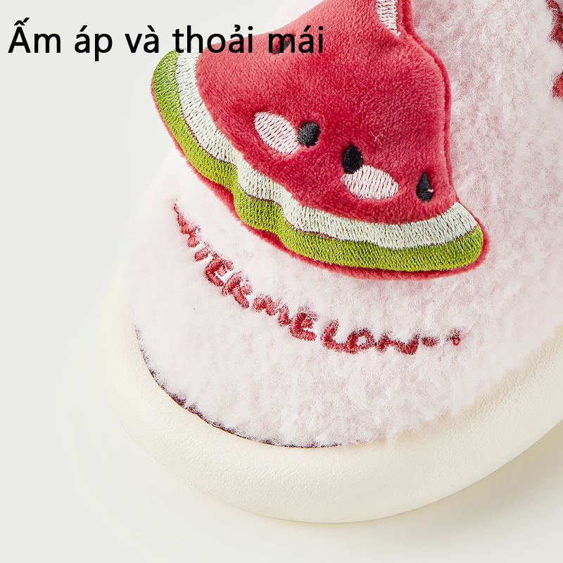 Cheerful Mario Dép Len Đi Trong Nhà Đế Dày Chống Trượt Thời Trang Thu Đông Cho Nữ