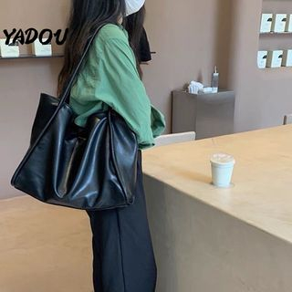 Moweikaidi Túi Xách Da pu Bóng Thời Trang Thu Đông Cho Nữ