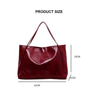 Moweikaidi Túi Xách Da pu Bóng Thời Trang Thu Đông Cho Nữ