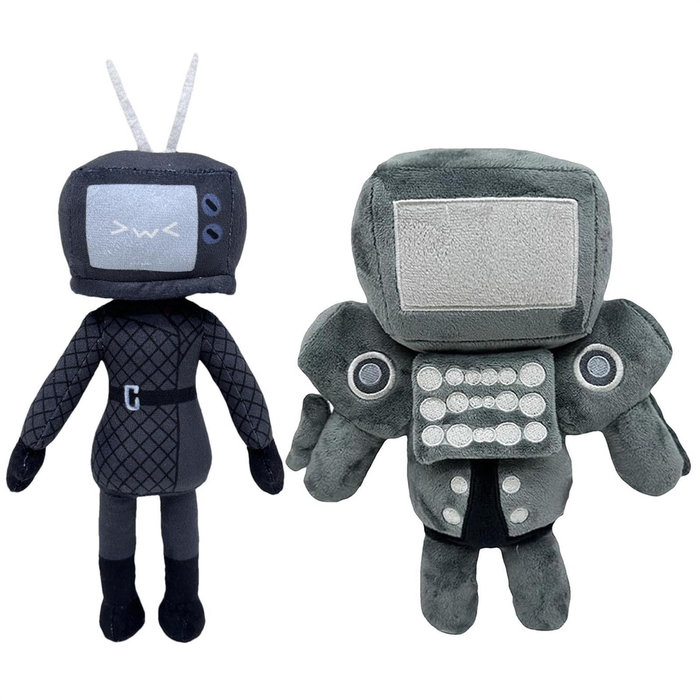 Skibidi Thú Nhồi Bông Hình Người Đàn Ông / tv Vệ Sinh Titan Mới