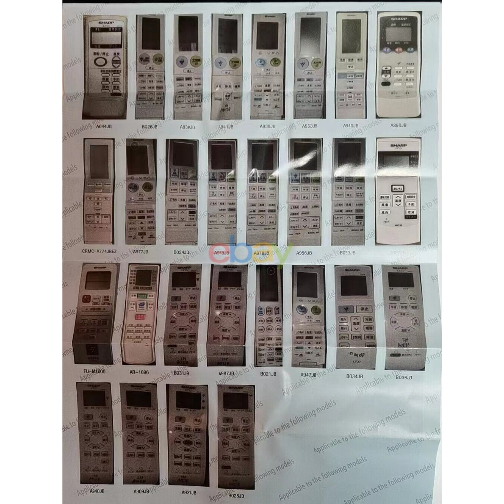 Điều Khiển Từ Xa Cho Máy Điều Hòa crmc-a751jbez a820jbez a901jbez