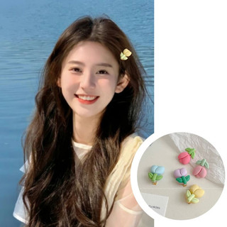 Dễ Thương Kẹp Tóc Hoa tulip Màu Kẹo Ngọt