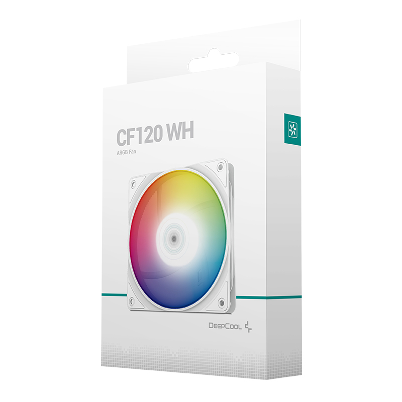 Quạt Tản Nhiệt cpu 3 Trong 1 deepcool cf120 wh argb 120mm 5v 3pin Màu Trắng