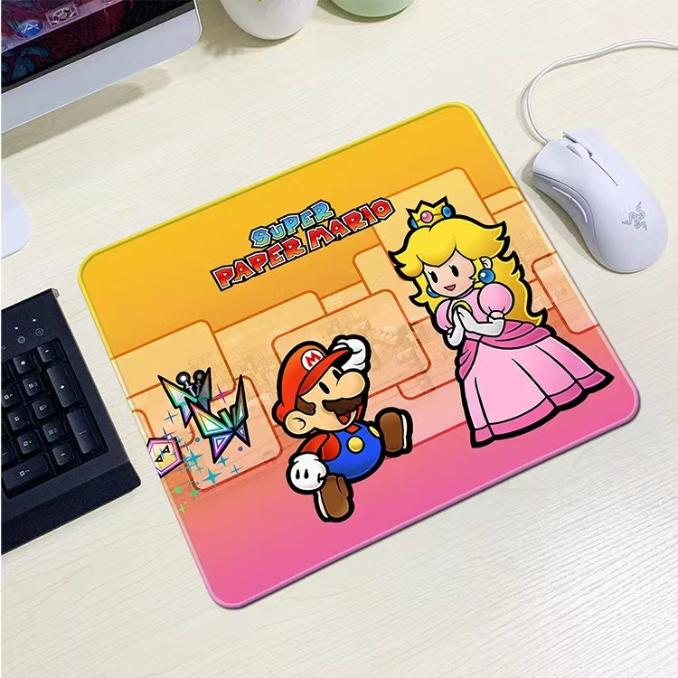 Tấm Lót Chuột Và Bàn Phím Máy Tính Họa Tiết mario Dễ Thương