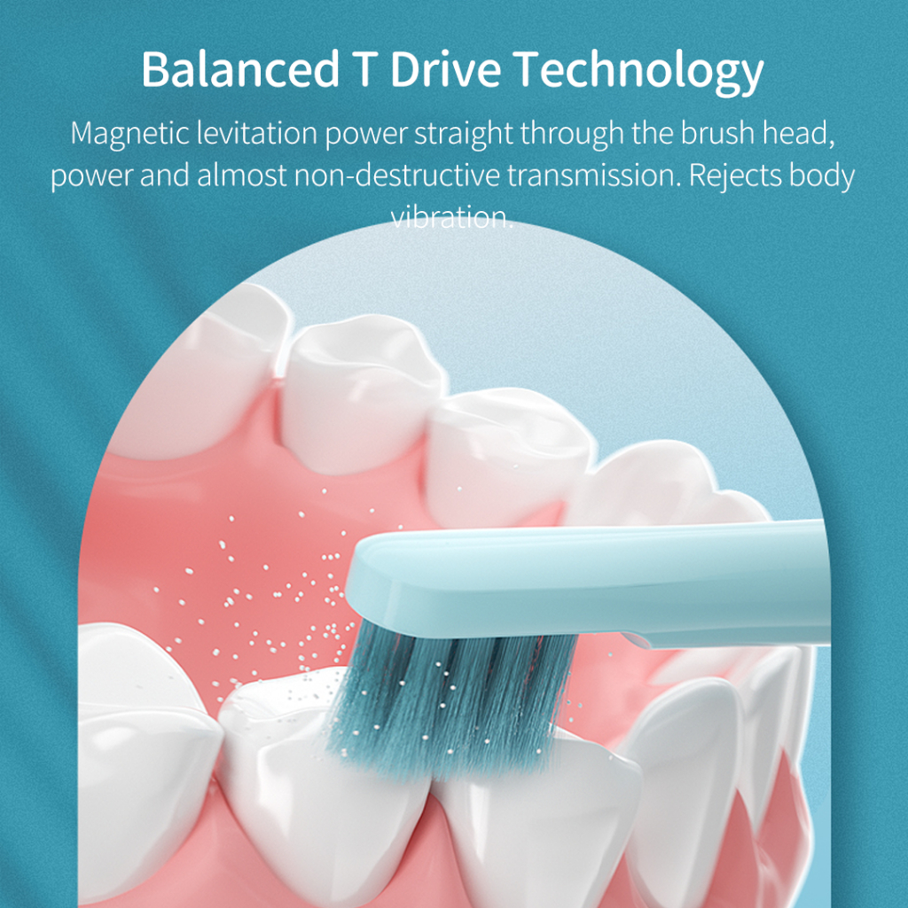 Bàn Chải Đánh Răng Điện xiaomi youpin enchen 5, ipx7 Chống Thấm Nước, 3 Chế Độ Làm Sạch Loại c Cho Nam Và Nữ