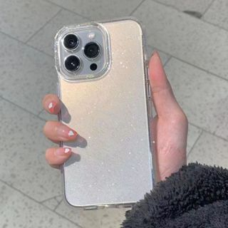 Ốp điện thoại cứng trong suốt đính kim tuyến cho for iPhone 15 Pro Max 14 13 pro max 12 pro max 11promax7 8 plus se 20