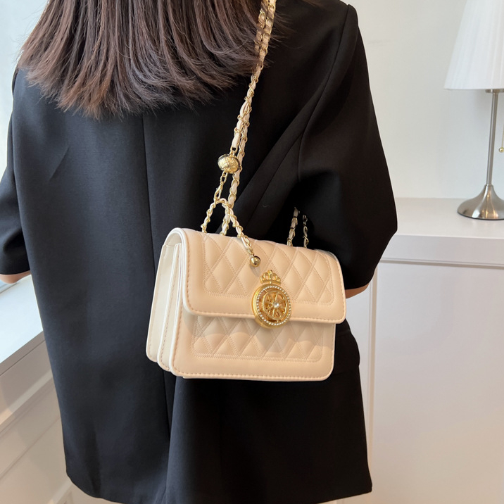 Túi đeo chéo nữ Túi đeo chéo chuỗi kim cương đơn giản