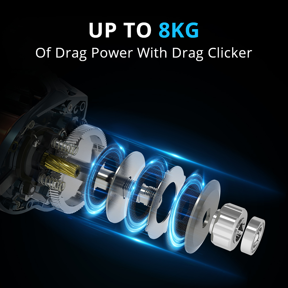 KASTKING Máy Câu Cá 8kg max drag 11 + 1 8.1: 1 Chuyên Dụng