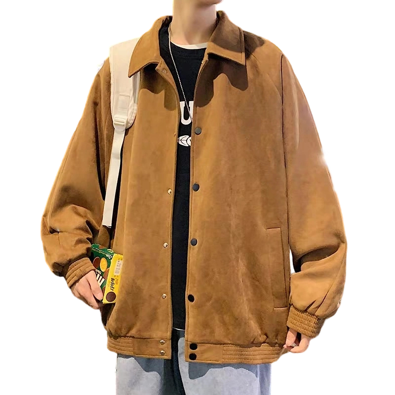 Esea Áo Khoác Tay Dài Màu Trơn Đơn Giản Phong Cách harajuku Nhật Bản Phổ Biến Cho Nam Và Nữ