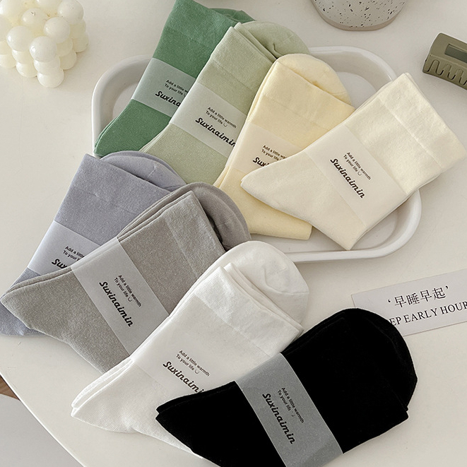 Ohaya Vớ cotton Mềm Mại Thời Trang Cho Nam Và Nữ