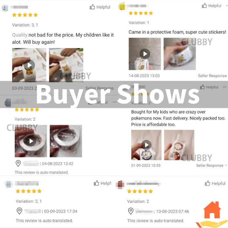 Cuộn 500 pokemon nhãn dán cuộn pikachu dễ thương roll sticker đồ chơi sổ ghi chép trẻ em