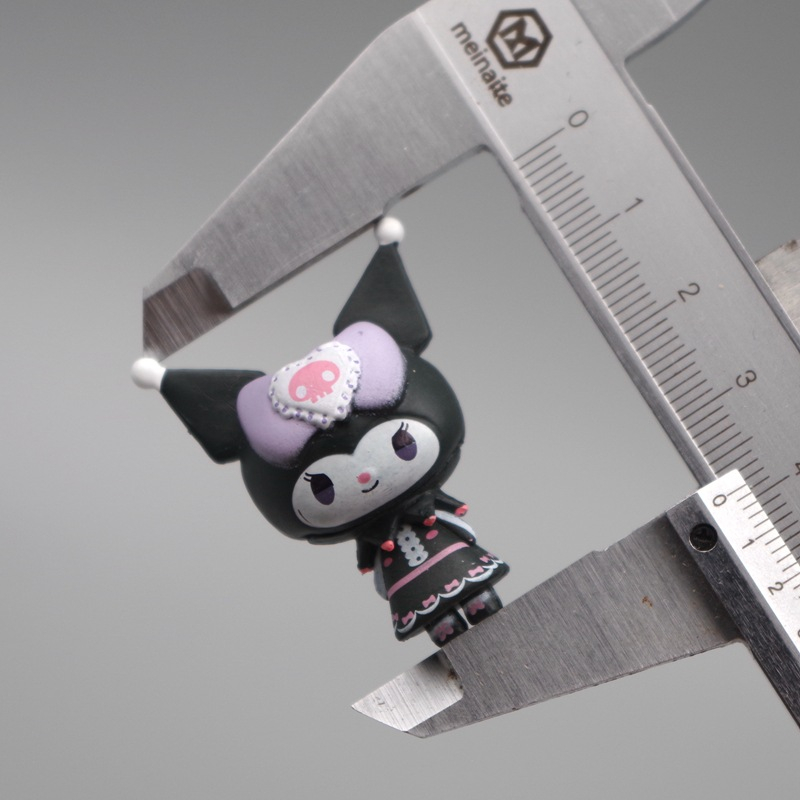 1 Mô Hình Nhân Vật sanrio hello kitty kuromi my melody Cinnamoroll 2-3cm Bằng pvc