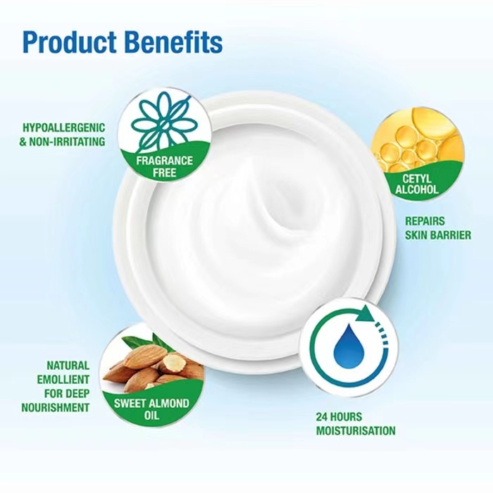 Kem Dưỡng ẩm Cetaphil moisturising Cream 550g giữ ẩm, cấp nước, làm căng bóng da cho da khô và nhạy cảm