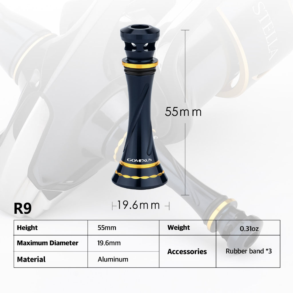 Máy câu cá GOMEXUS R9 cho Shimano Stella SW Twin Power stradic Saragosa Daiwa Saltiga Certate cỡ 4000-6000