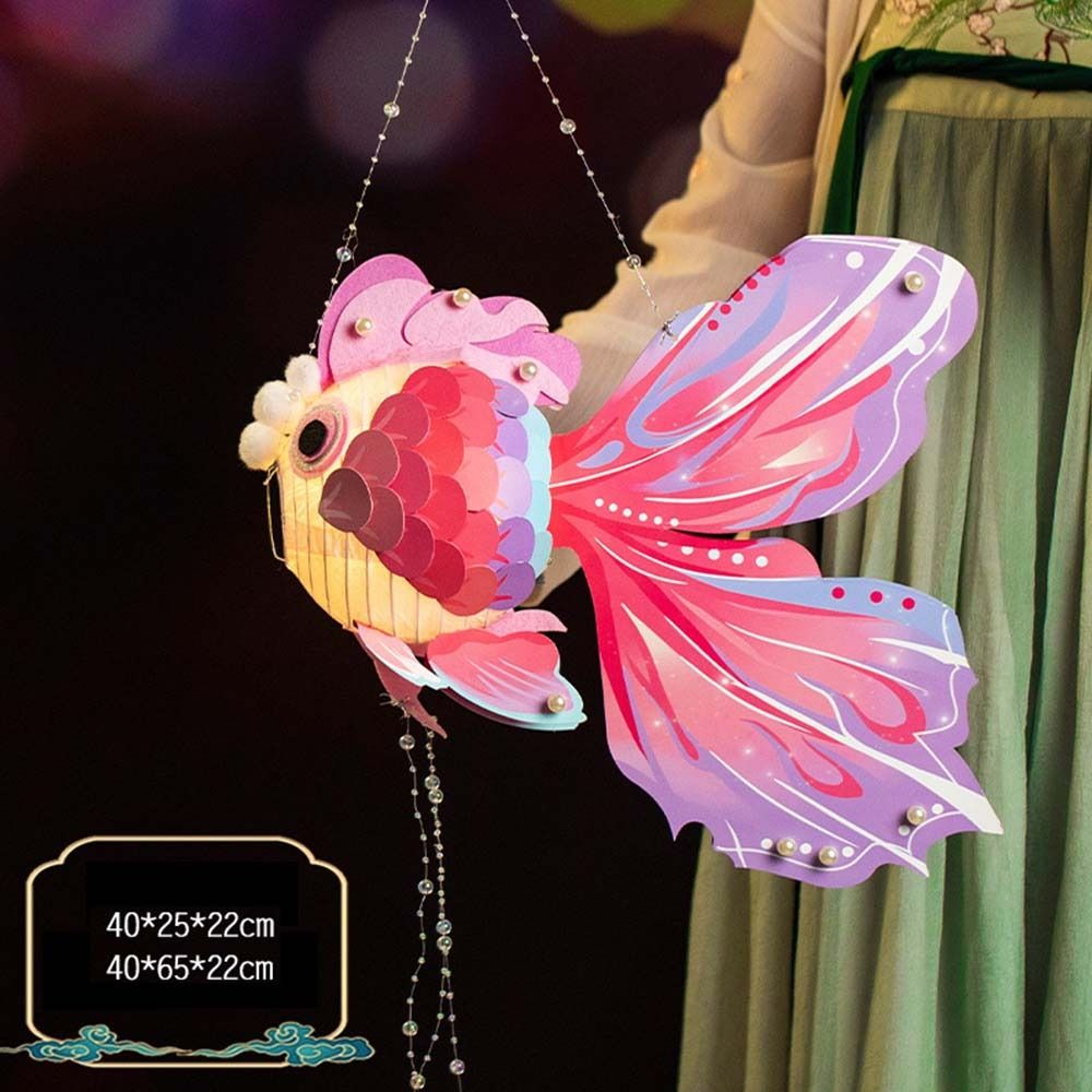 Lồng đèn giấy  hình cá chép độc đáo sáng tạo phù hợp cho lễ hội/ đám cưới/ làm quà tặng/ trung thu