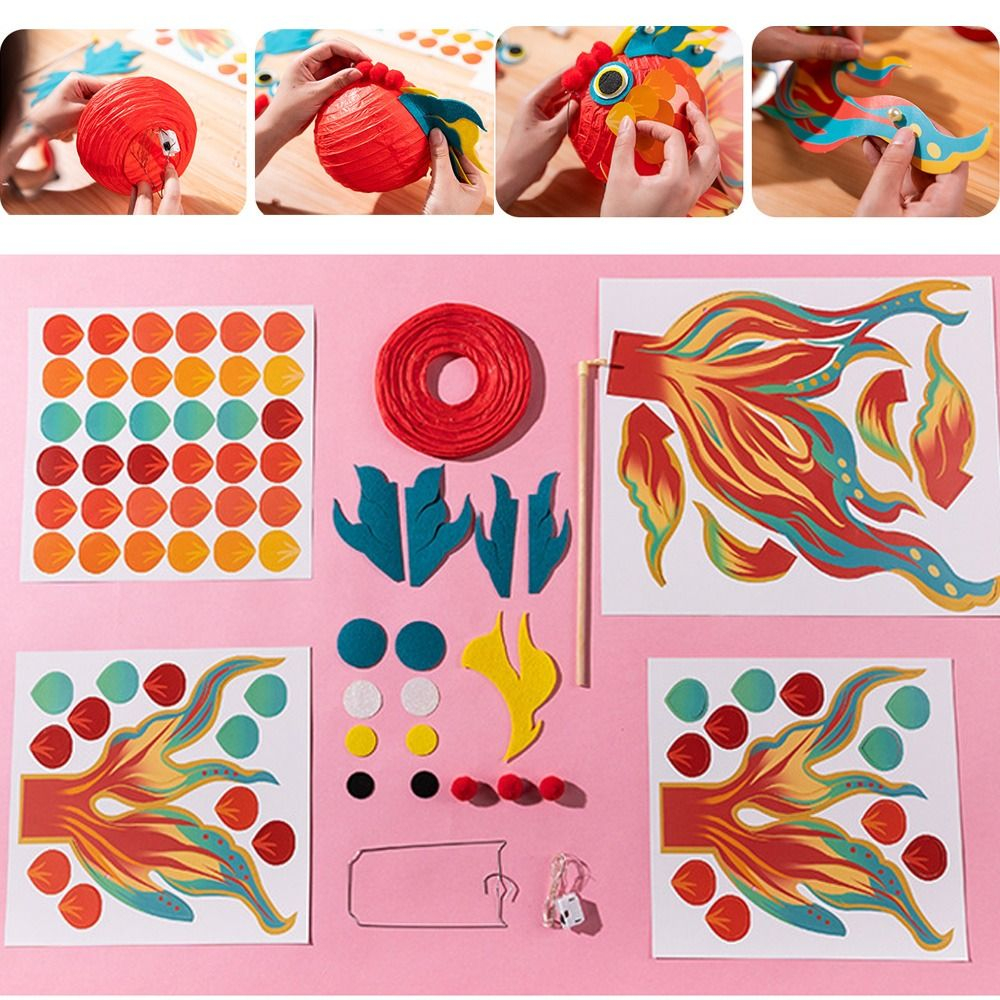 Lồng đèn giấy  hình cá chép độc đáo sáng tạo phù hợp cho lễ hội/ đám cưới/ làm quà tặng/ trung thu