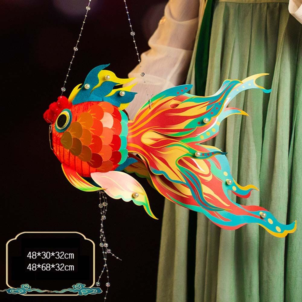 Lồng đèn giấy  hình cá chép độc đáo sáng tạo phù hợp cho lễ hội/ đám cưới/ làm quà tặng/ trung thu