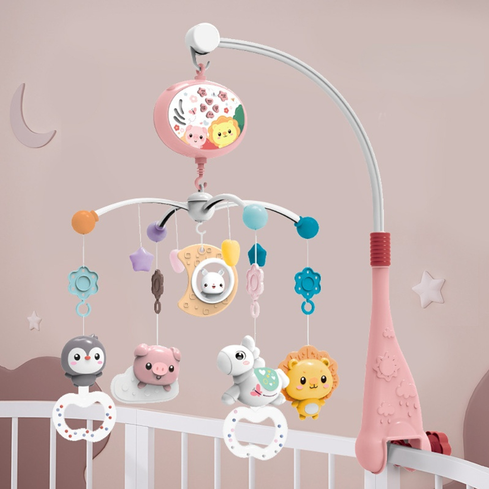 Treo Nôi Cho Bé có Nhạc Xoay 360 Độ Điều khiển từ xa - LUCKYBABY