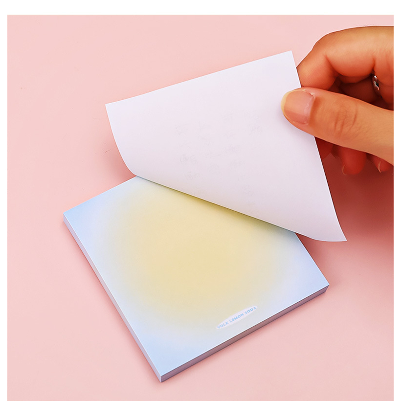 Set 50 Tấm Giấy Ghi Chú Màu Sắc gradient Dành Cho Học Sinh / Văn Phòng