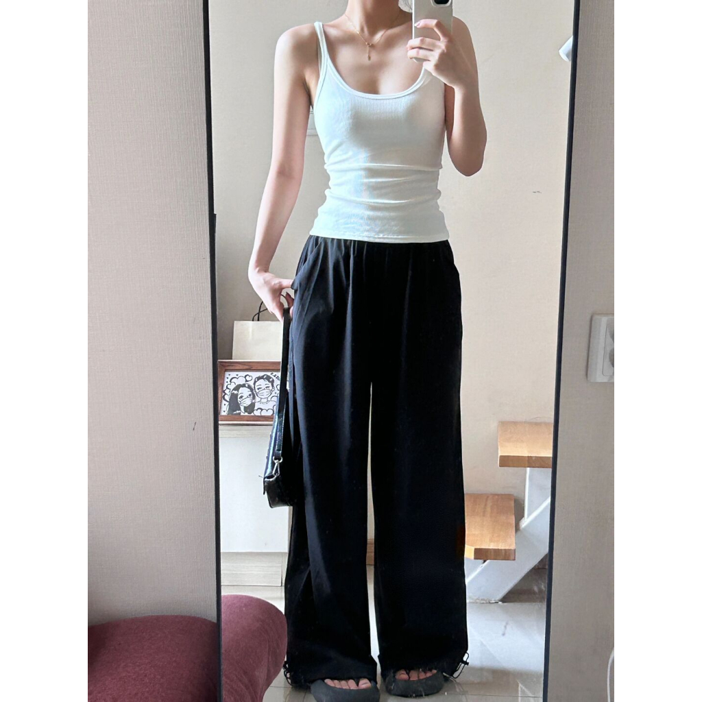 Xiaozhainv Áo Croptop Sát Nách Ôm Dáng Co Giãn Tốt Thời Trang Mùa Hè 4 Màu Sắc Lựa