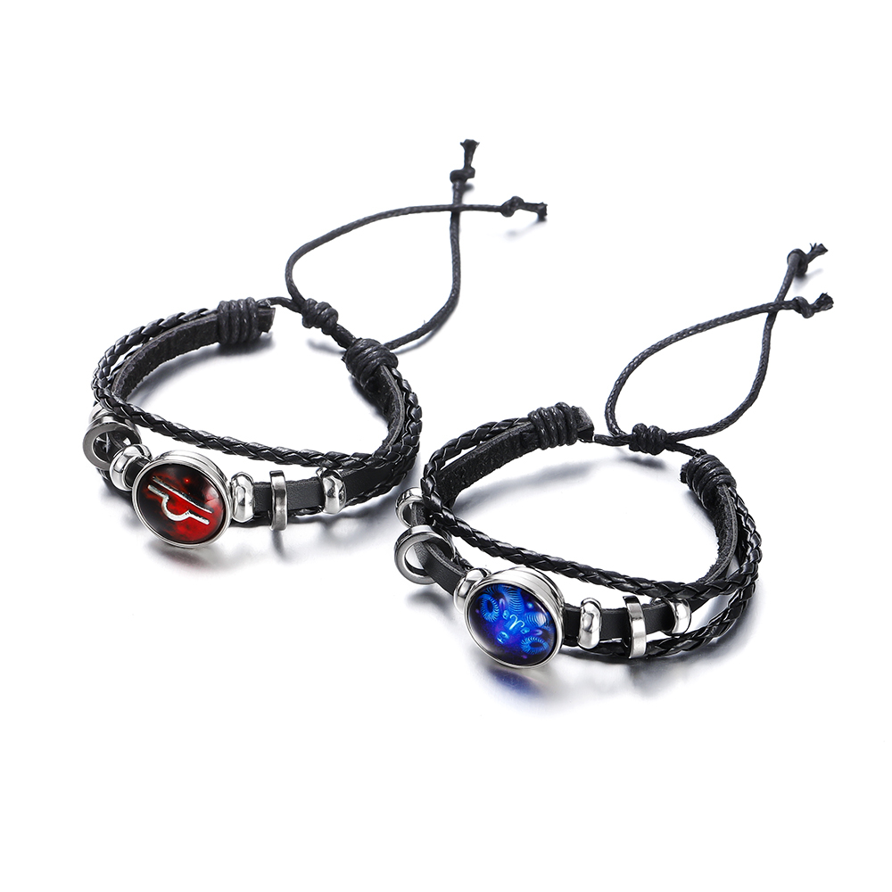Vòng Đeo Tay 12 Cung Hoàng Đạo kunkka Đường Kính 6.5mm Làm Quà Sinh Nhật Cho Cặp Đôi