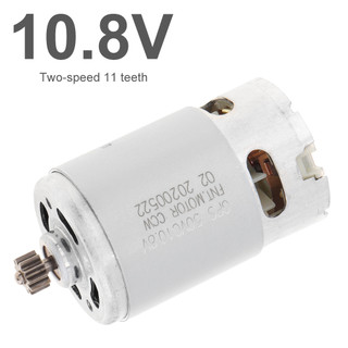 Động Cơ micro Tốc Độ Cao rs550 dc 10.8v 19500Rpm Kèm Hộp Số 11 Răng Cho Máy Khoan Điện Không Dây