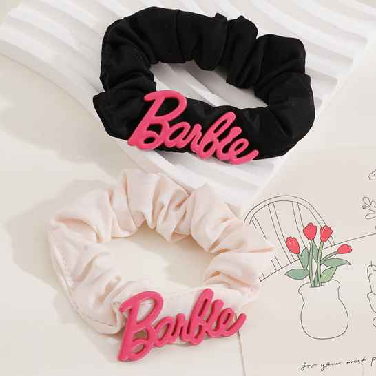 Mh Dây Cột Tóc Hình Búp Bê barbie Màu Hồng Ngọt Ngào Thời Trang Cho Nữ y2k