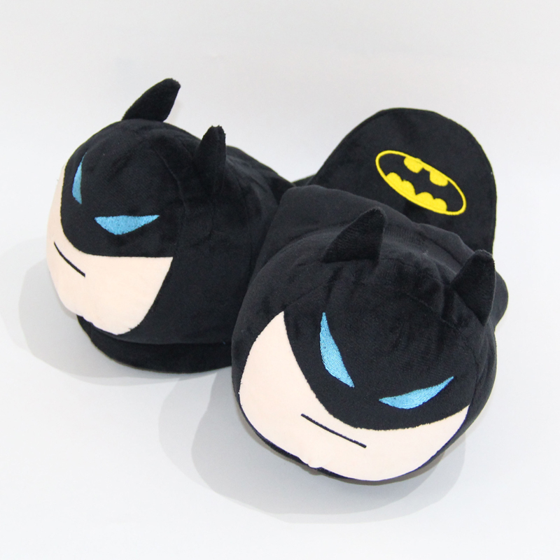 Dép Lê Bông Giữ Ấm In Hoạt Hình pokemon dark knight bruce wayne batman 28cm Dành Cho Nam Nữ