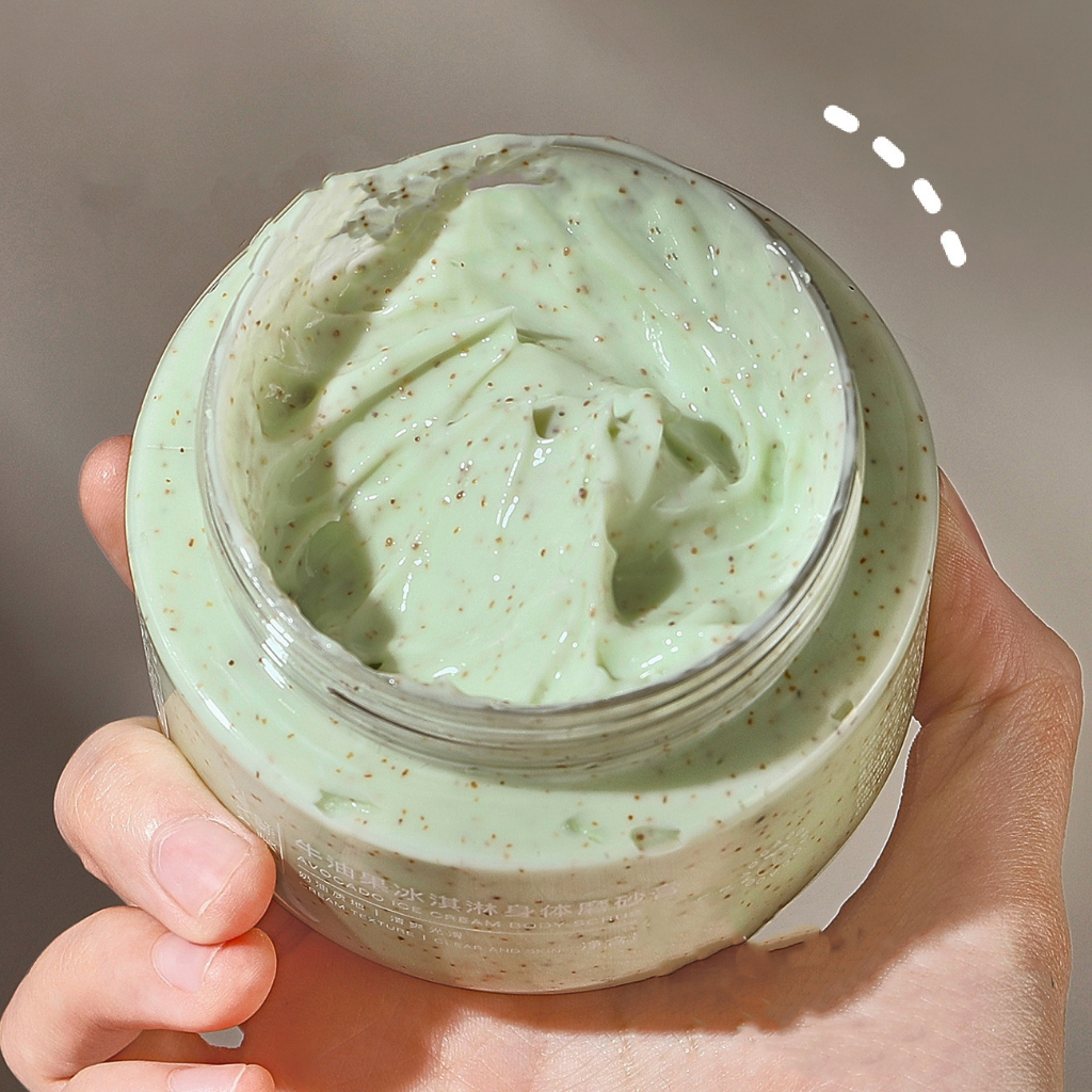 Tẩy Tế Bào Chết Body Mặt, Tẩy Da Chết Body Mặt Đào Tẩy Sạch Sâu và Trắng Da Quả bơ HZMBB1332