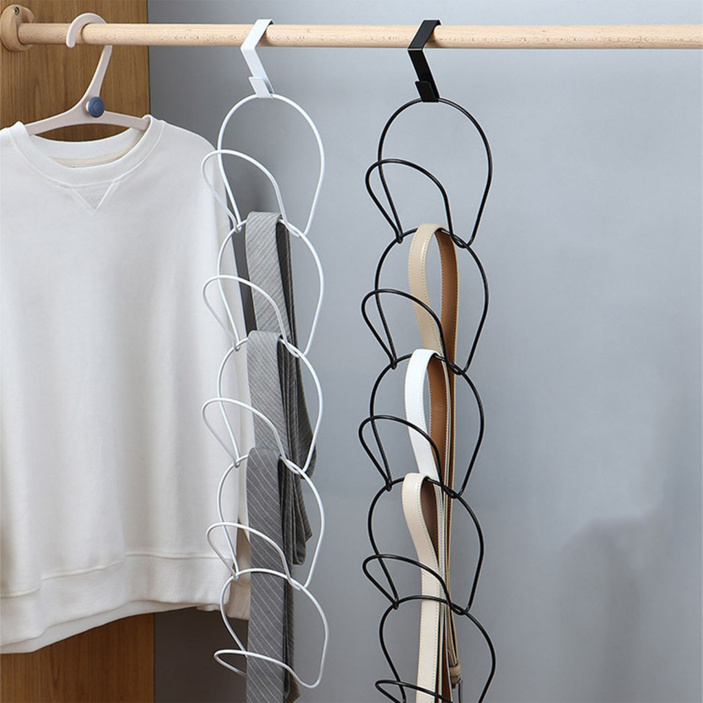 Móc Treo Mũ, Khăn, Túi Xách Và Quần Áo 5 Tầng -  Móc Treo Nón Sau Cánh Cửa Bằng Sắt Tiết Kiệm Không Gian Đa Năng