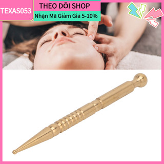  Cây bấm huyệt - Bút Bấm Huyệt Mát Xa Cầm Tay Bằng Đồng Dụng Cụ  Massage Châm Cứu【Texas053】