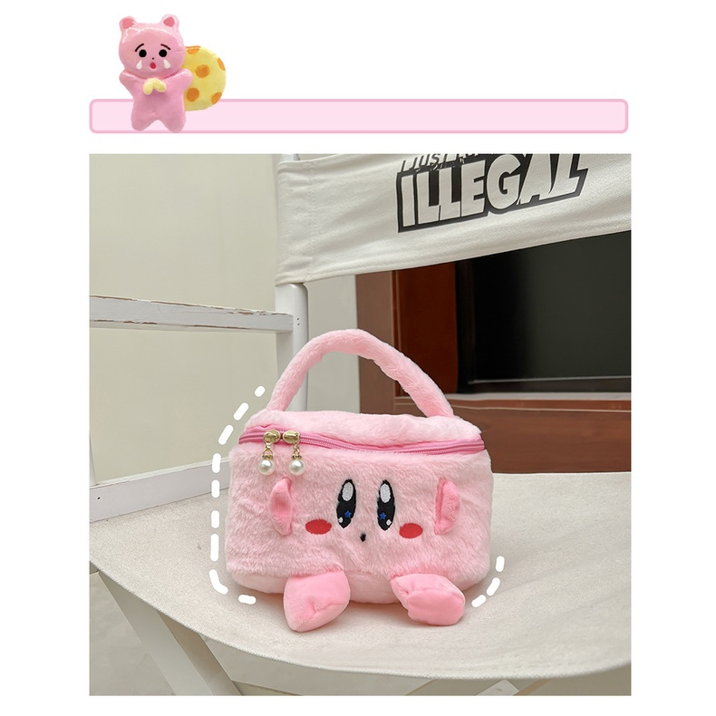 Túi Xách Lông Nhung Mềm Mại Kiểu Hoạt Hình Xinh Xắn Phong Cách lolita Nhật Hàn