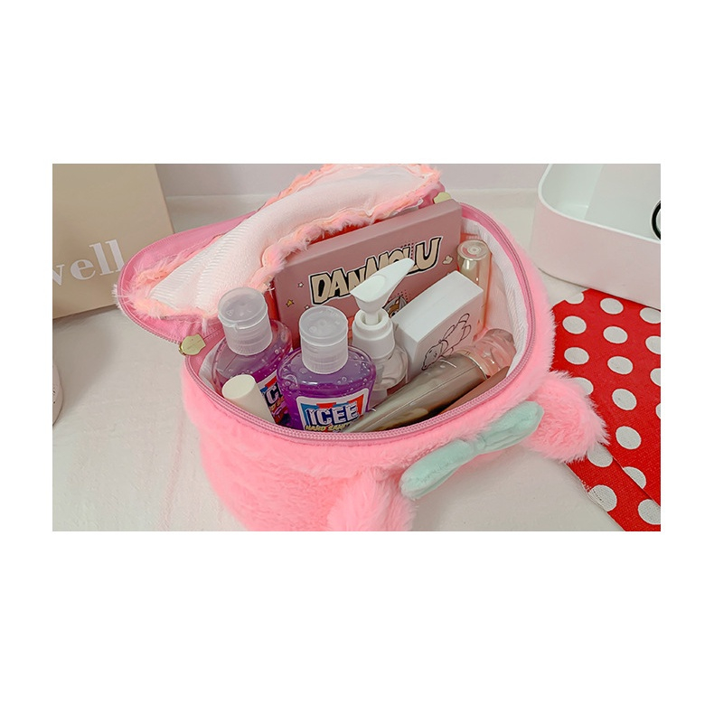 Túi Xách Lông Nhung Mềm Mại Kiểu Hoạt Hình Xinh Xắn Phong Cách lolita Nhật Hàn