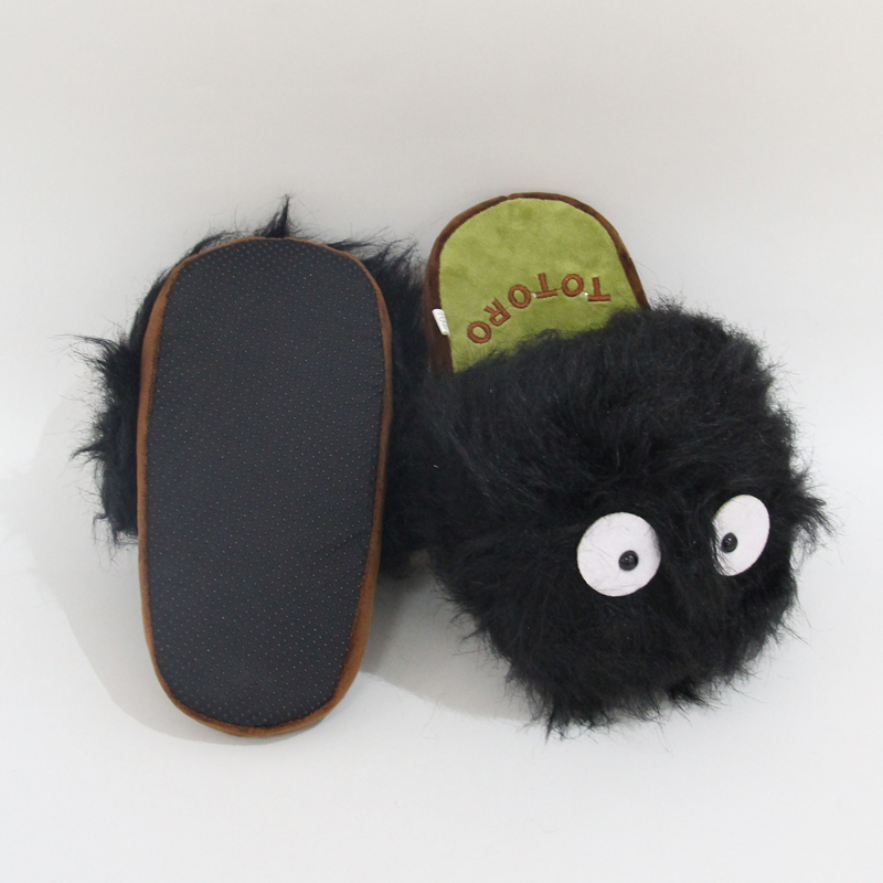 Dép Bông Đi Trong Nhà Hình Hoạt Hình anime spirited away fairydust Suwatari totoro 28cm Giữ Ấm Mùa Đông Cho Nam Nữ
