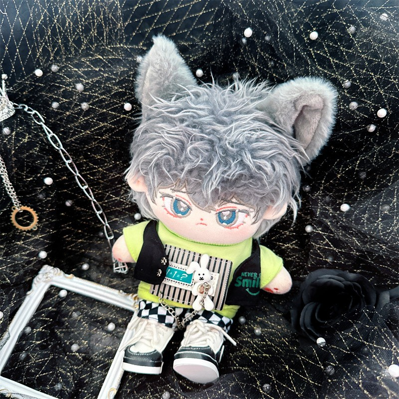 Áo Thun In Hình Nhóm Nhạc k-pop 20cm Thời Trang Cho Búp Bê Nhóm Nhạc k-pop seventeen got7 nct127 gong jun Smith