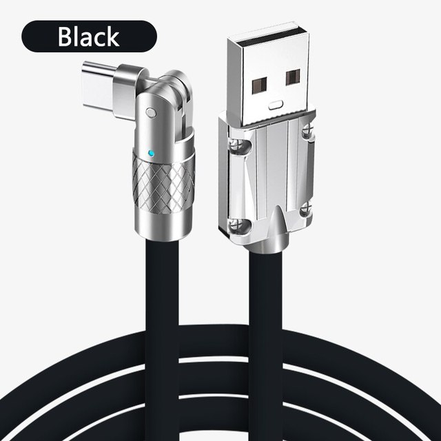 Cáp Sạc Nhanh 120w 7a Xoay 180 Độ Chuyên Dụng Cho xiaomi samsung oppo vivo