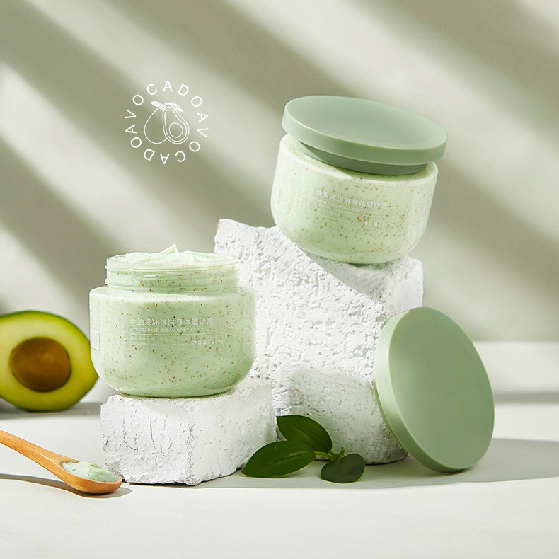 Tẩy Tế Bào Chết Body Mặt, Tẩy Da Chết Body Mặt Đào Tẩy Sạch Sâu và Trắng Da Quả bơ HZMBB1332