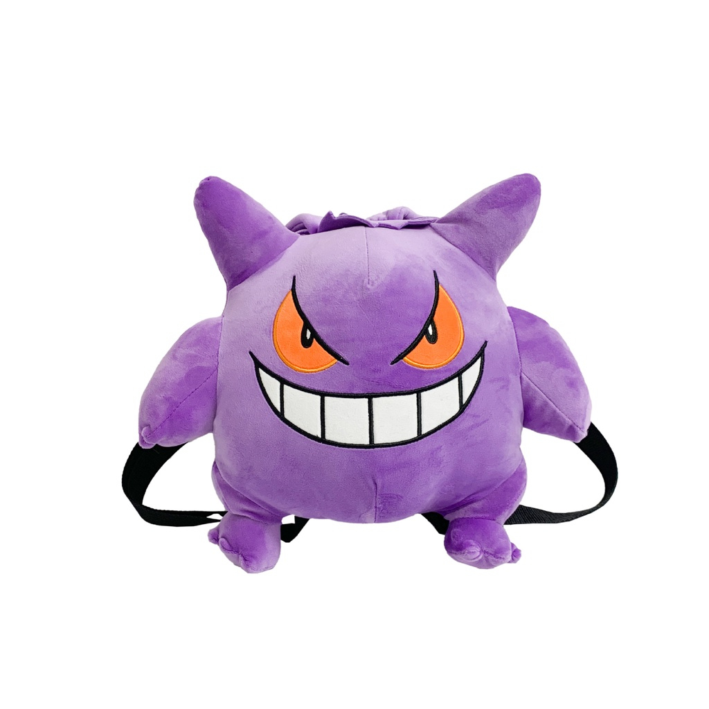 Balo Đi Học Vải Nhung Sức Chứa Lớn Hình pokemon gengar ns4 Thời Trang Cho Nữ