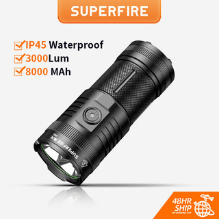 Đèn pin siêu sáng superfire m6 có thể sạc lại công suất cao