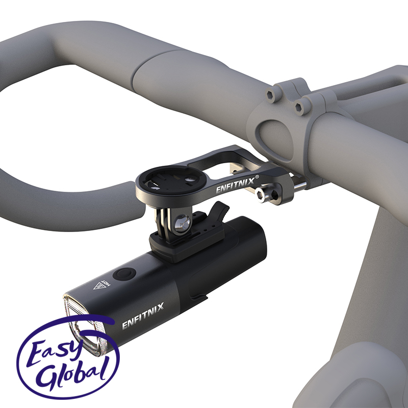 Enfitnix Giá Đỡ Đèn gopro garmin bryton cateye Bằng Hợp Kim Gắn Ghi Đông Xe Đạp