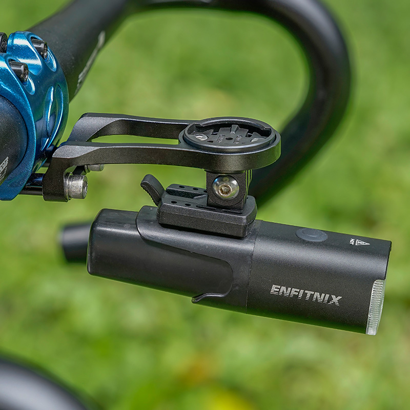 Enfitnix Giá Đỡ Đèn gopro garmin bryton cateye Bằng Hợp Kim Gắn Ghi Đông Xe Đạp