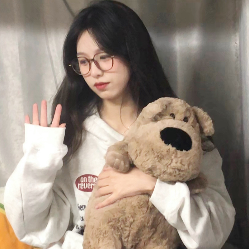 Dễ Thương Thú Nhồi Bông Hình Chú Chó Mũi To Đáng Yêu