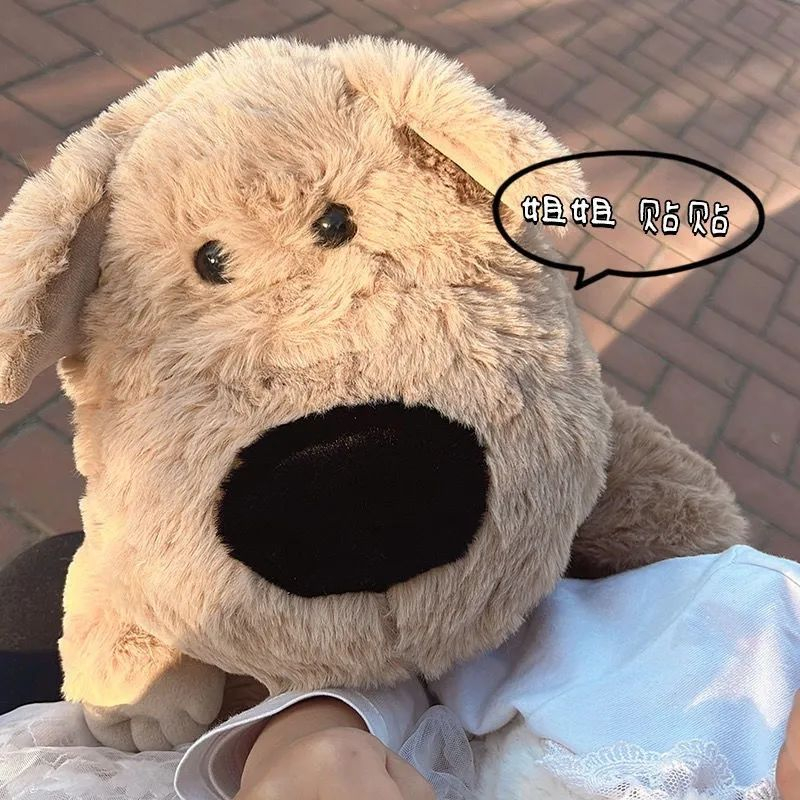 Dễ Thương Thú Nhồi Bông Hình Chú Chó Mũi To Đáng Yêu