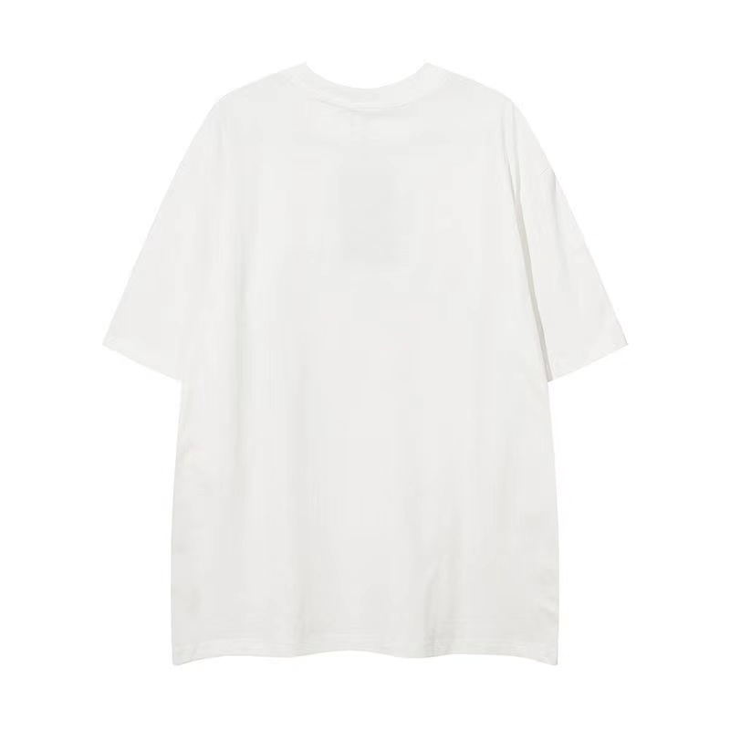 Áo Thun Ngắn Tay Dáng Rộng Họa Tiết Graffiti Phong Cách Hip Hop Mỹ Cá Tính Cho Nam