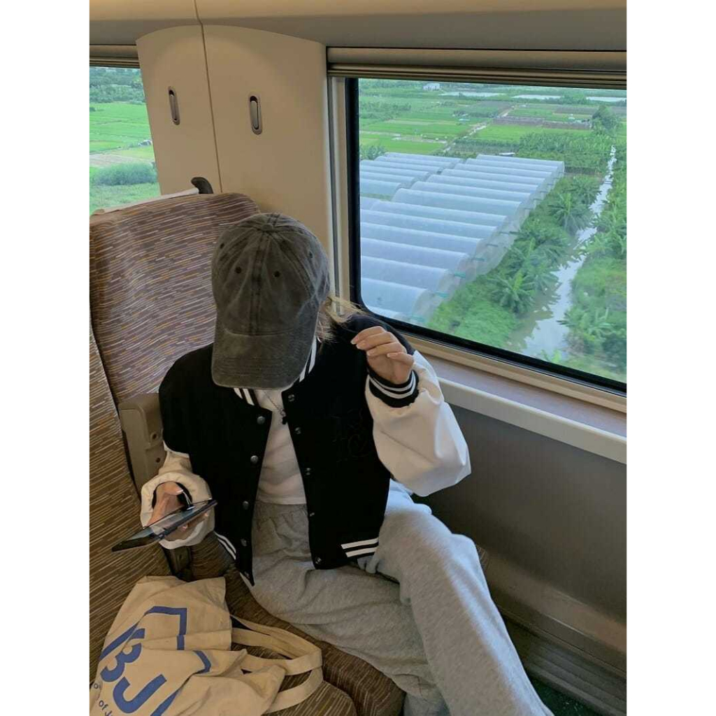 Áo Khoác Bóng Chày Tay Dài Một Hàng Nút Thời Trang Thu Đông Phong Cách Đường Phố Mỹ  HZFWC8047