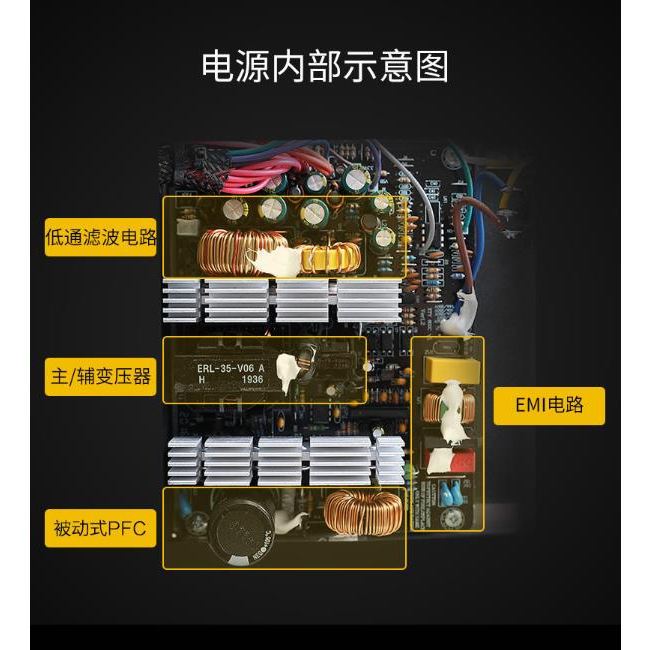 Gamers Nguồn Cấp Điện 300w mx450 80plus Cho Máy Tính