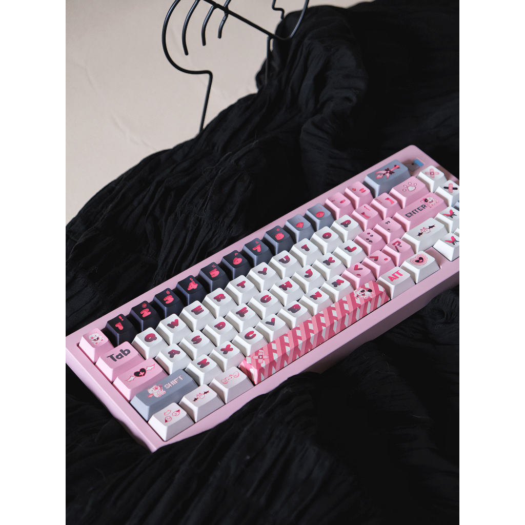 Demon bear Bộ Bàn Phím Cơ 142 Phím pbt Màu cherry profile Cá Nhân Hóa gmk